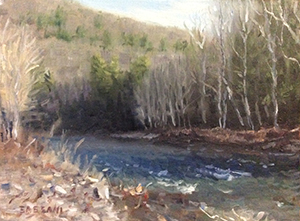 Image of Luke Sassani's painting, Babb Creek.
